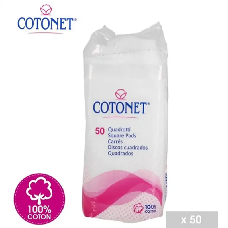 مربعات قطنية ناعمة للعناية بالبشرة