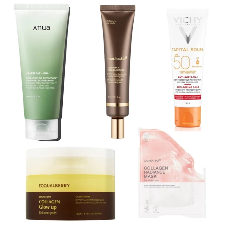 مجموعة “الريتينول والكولاجين” لشد وتجديد البشرة – روتين كامل من 5 منتجات