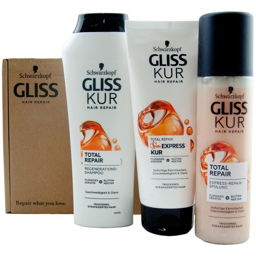 طقم علاج مكثف لإصلاح الشعر التالف والمتضرر - 4 منتجات