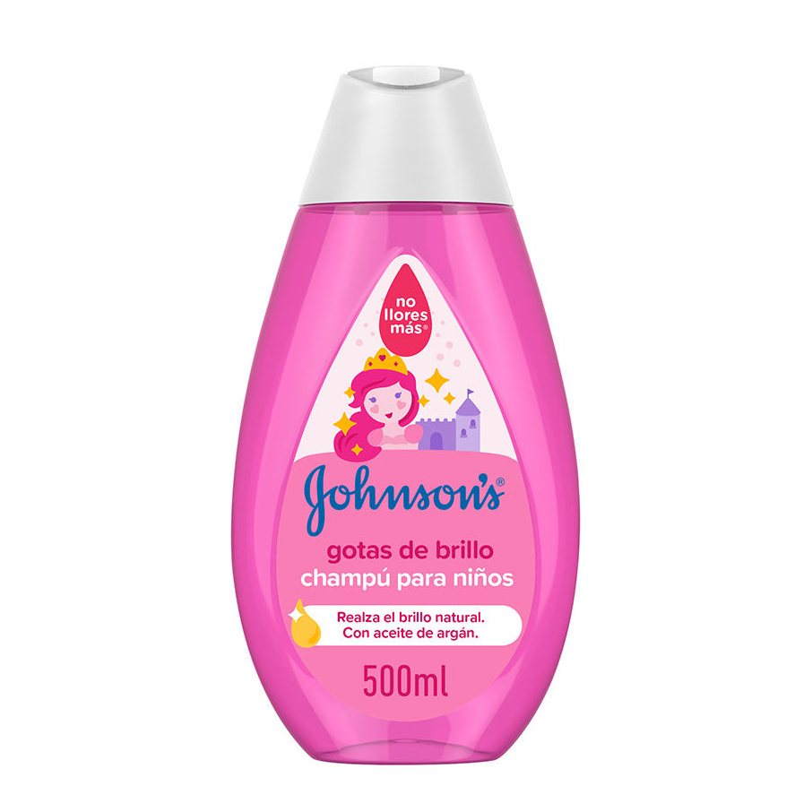 شامبو الاطفال بقطرات اللمعان للشعر