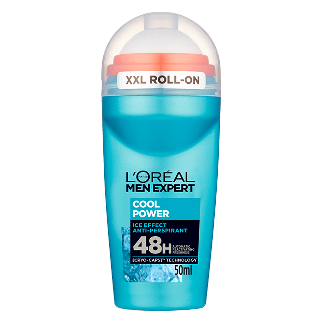 Un déodorant pour hommes avec un puissant effet rafraîchissant et glacé