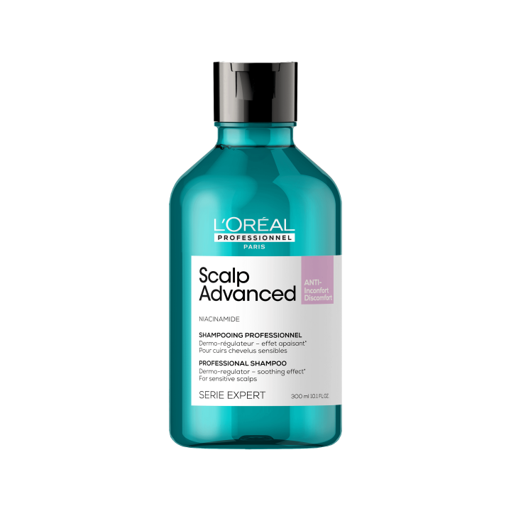 Shampooing professionnel pour apaiser le cuir chevelu sensible